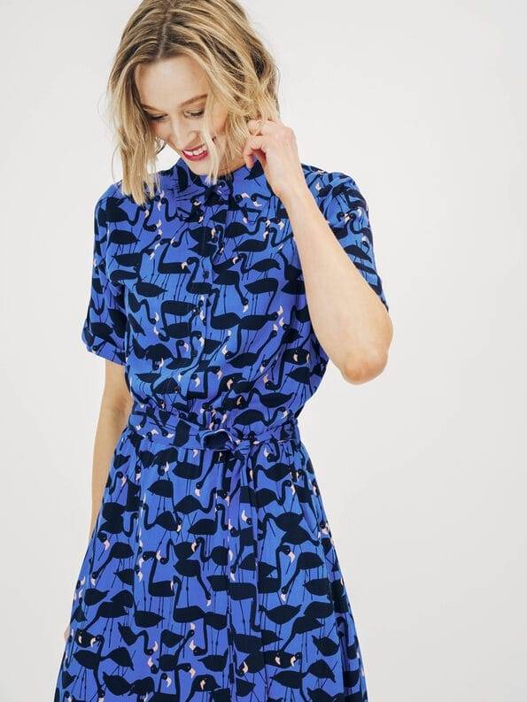 Mademoiselle YéYé Hemdblusenkleid aus EcoVero by Lenzing Heißer Verkauf