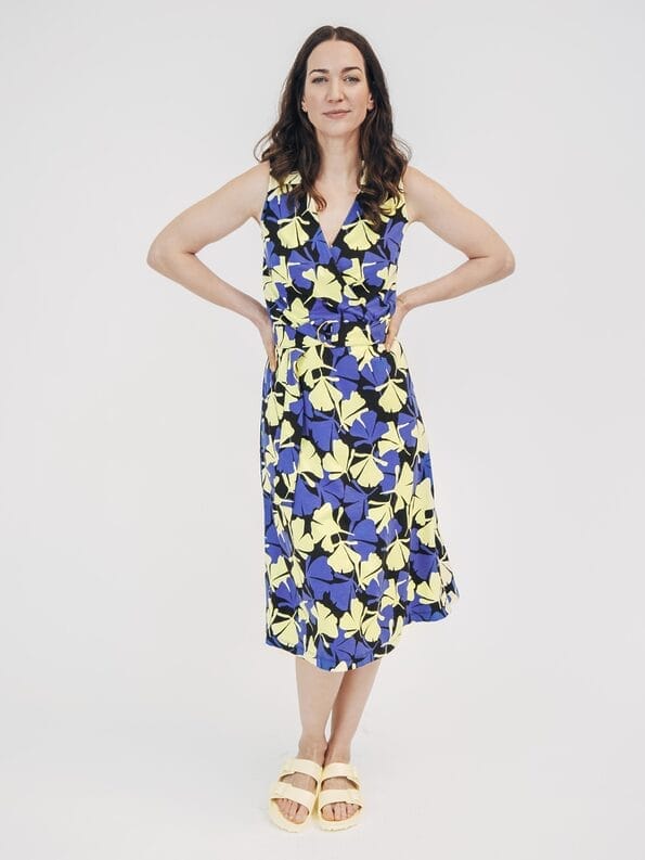 Mademoiselle YéYé Jerseykleid mit Kragen aus EcoVero by Lenzing Exklusive Angebote