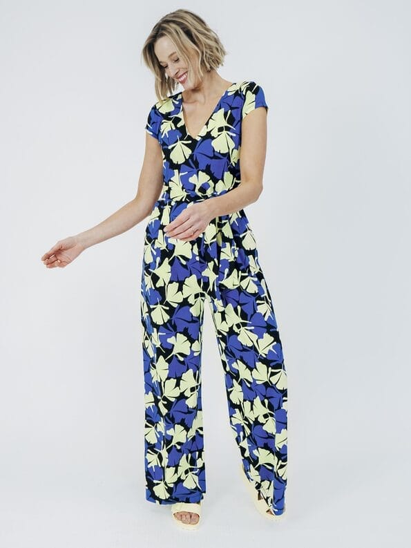 Mademoiselle YéYé Jumpsuit mit weitem Bein aus EcoVero by Lenzing Blitzangebot