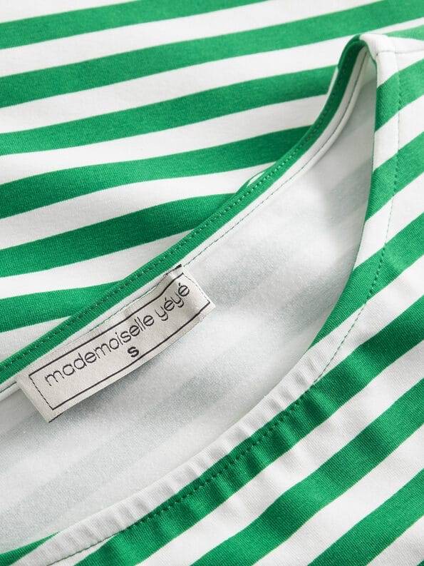 Mademoiselle YéYé Boxy Jersey Top aus Bio-Baumwolle Räumungsverkauf