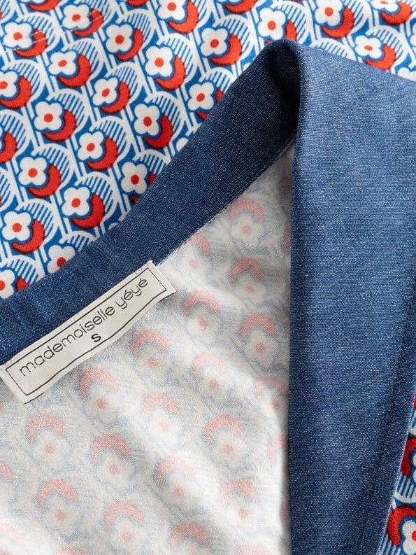 Mademoiselle YéYé Jerseytop mit Matrosenkragen aus EcoVero by Lenzing VIP-Rabatte