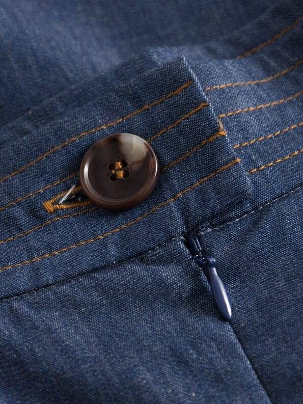 Mademoiselle YéYé Schwingender Jeansrock aus Bio-Baumwolle Wochenangebot