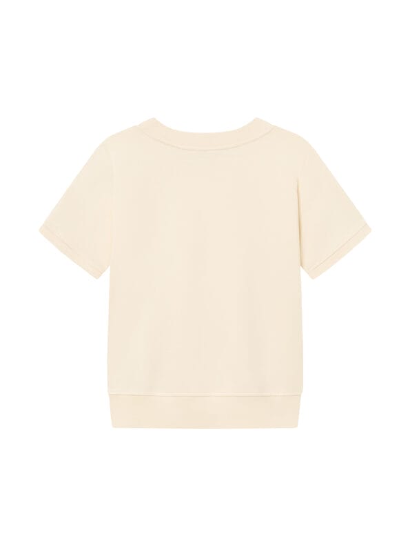 Mademoiselle YéYé Kurzarm Sweater aus Bio-Baumwolle Begrenzte Freigabe