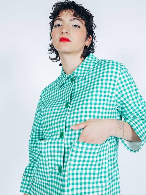 Mademoiselle YéYé Verkürzte Jacke aus Baumwolle JETZT KAUFEN