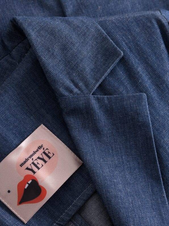 Mademoiselle YéYé Jeansblazer aus Bio-Baumwolle Letzter Tag