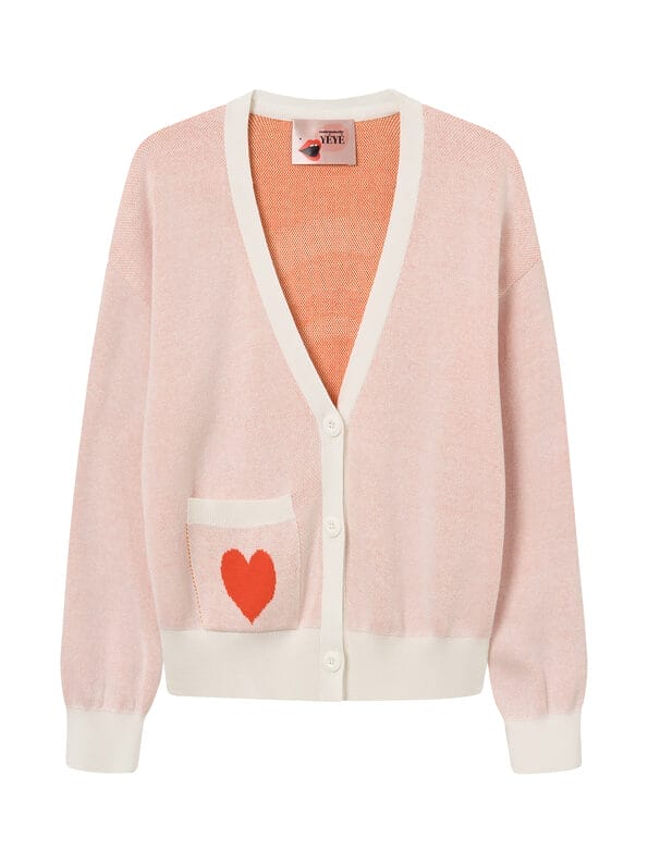 Mademoiselle YéYé Strickjacke mit V-Ausschnitt aus Bio-Baumwolle Bis zu 60% Rabatt
