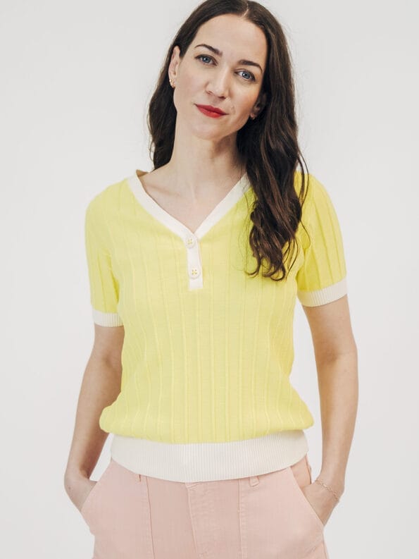 Mademoiselle YéYé Stricktop aus Bio-Baumwolle Bis zu 65% Rabatt