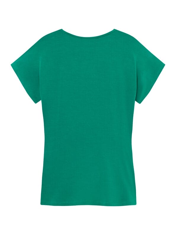 Mademoiselle YéYé Jersey Top mit tiefem Ausschnitt aus Tencel by Lenzing Sonderangebot der Fabrik