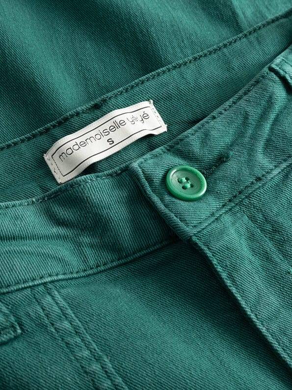 Mademoiselle YéYé Jeanshose mit verkürztem Bein aus Bio-Baumwolle Riesige Rabatte