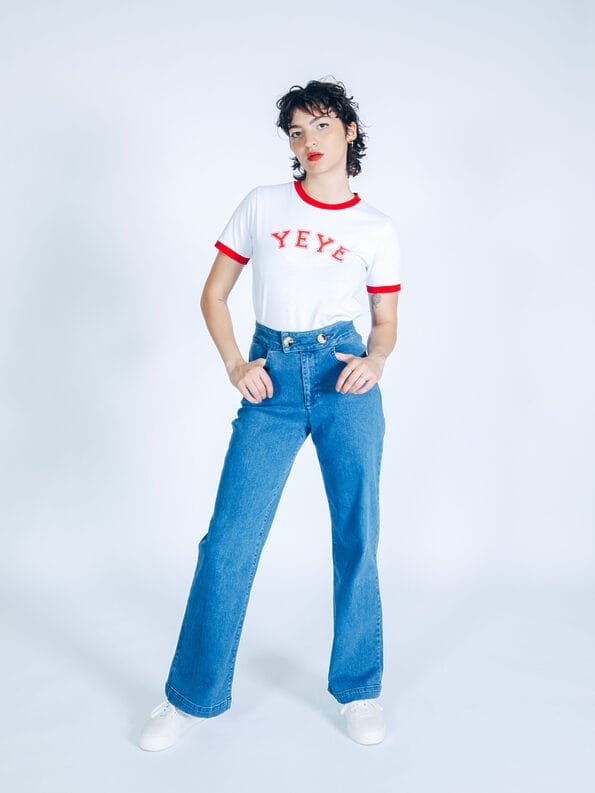 Mademoiselle YéYé T-Shirt aus Bio-Baumwolle Fabrikladen