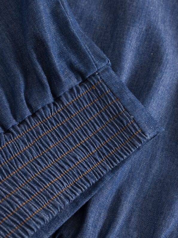 Mademoiselle YéYé Jeans Hemdbluse aus Bio-Baumwolle Begrenzt auf 3 Tage