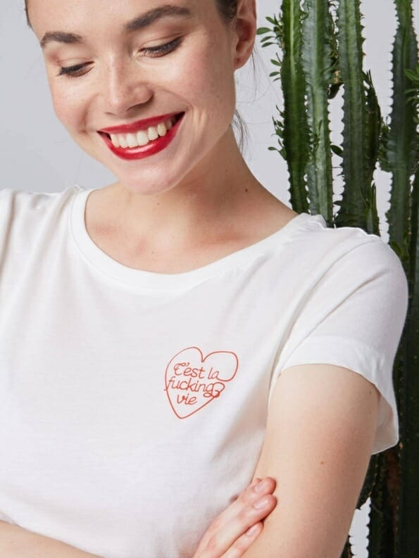Mademoiselle YéYé C’est La F**king Vie T-Shirt Blitzverkäufe