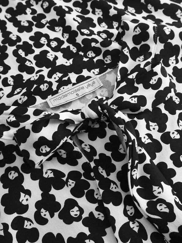 Mademoiselle YéYé Crepe Schluppenbluse aus Ecovero by Lenzing Versandkostenfrei