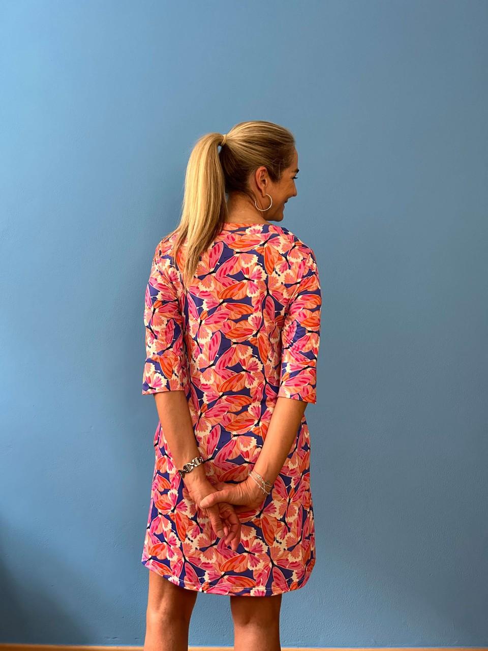 Marivie Happy swearly fuchsia Dress Letzte 3 Tage