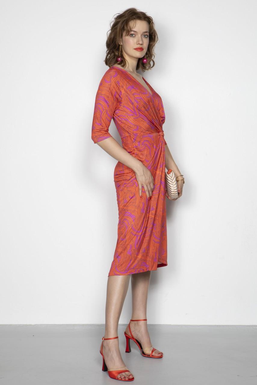 Marivie All eyes on me swearly orange Dress Clearance-Verkauf