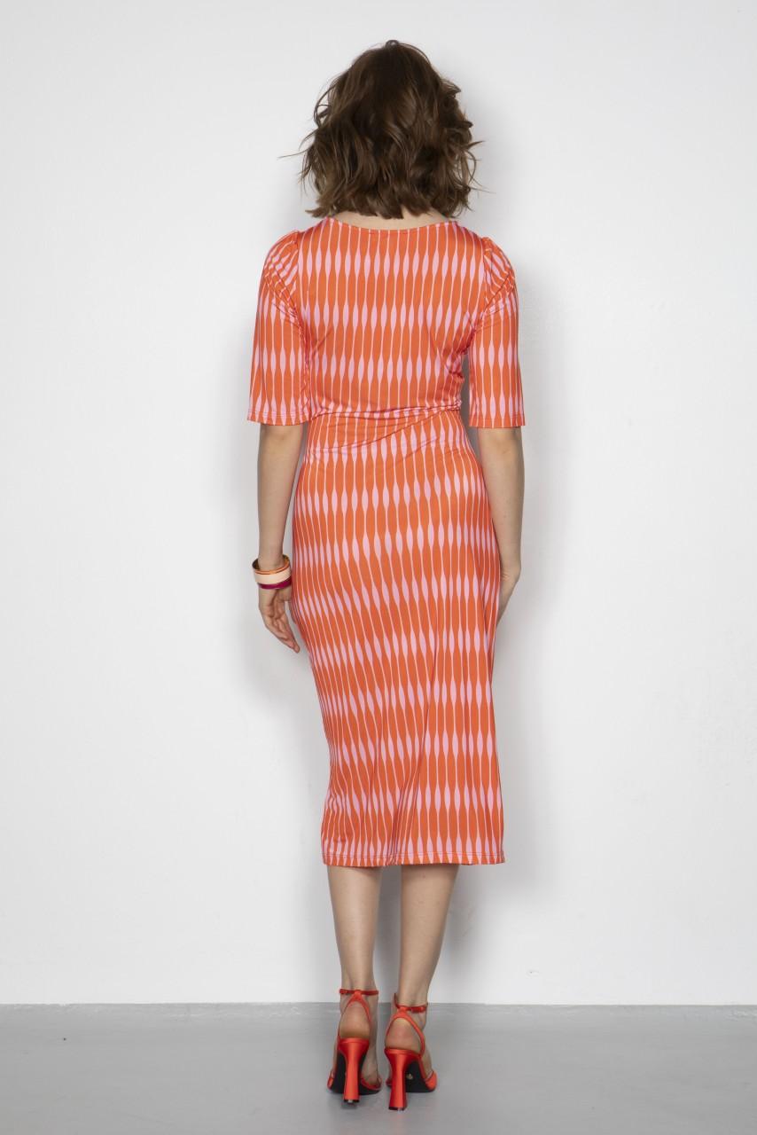 Marivie Sweet backgammon orange Dress Black Friday Preise