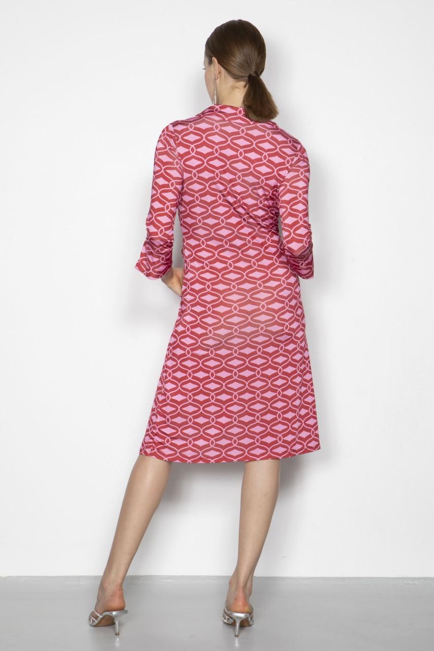 Marivie Oh, Yeah waffle red/rosé Dress 50% Rabatt für begrenzte Zeit