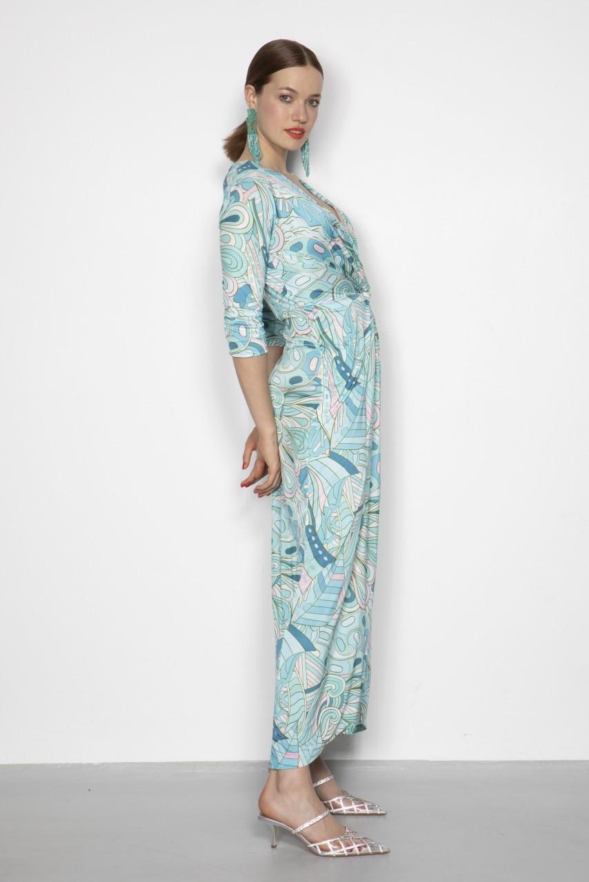 Marivie Red Carpet pucci mint Dress Auslauf