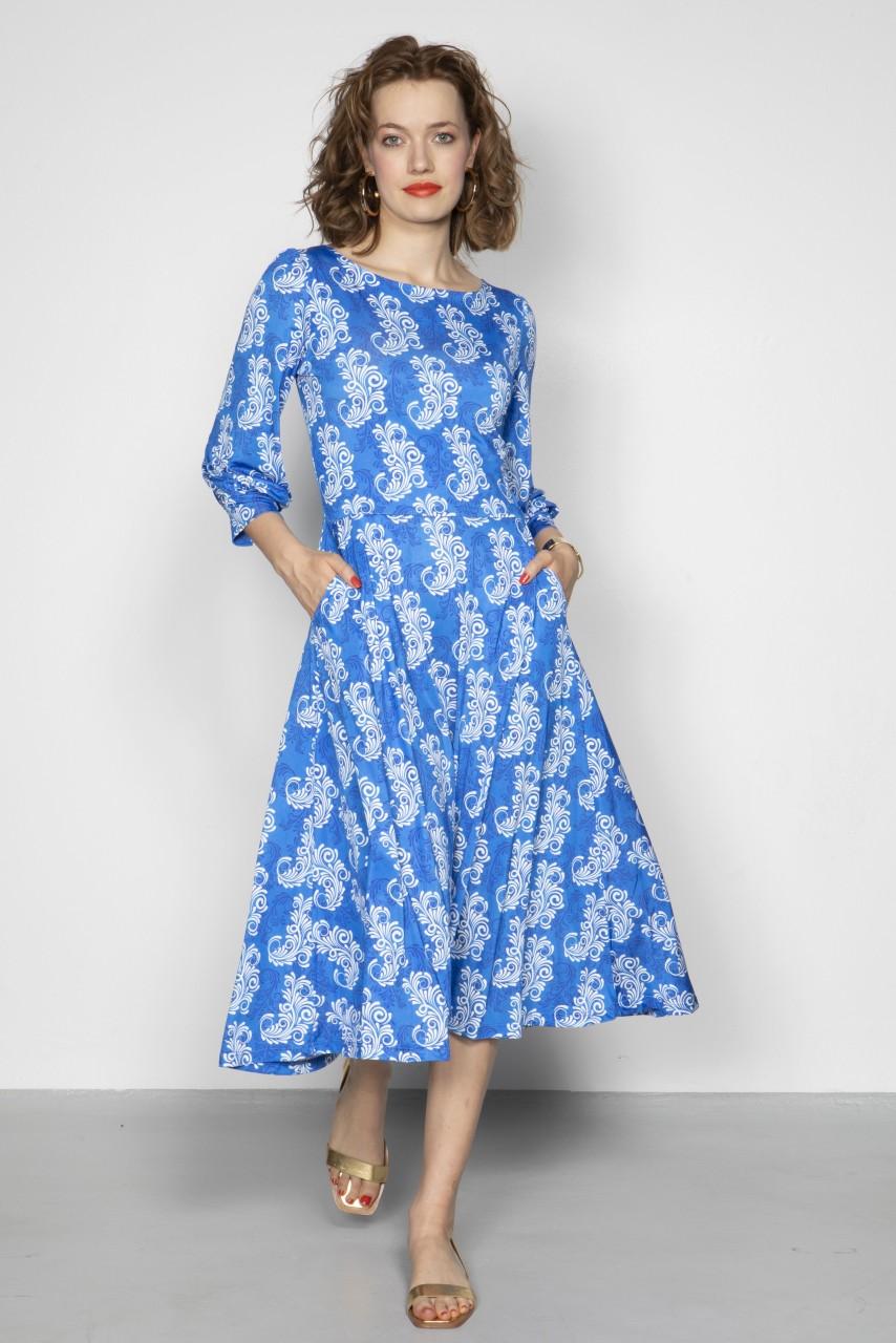 Marivie Pretty ornamental white Dress Rabatt