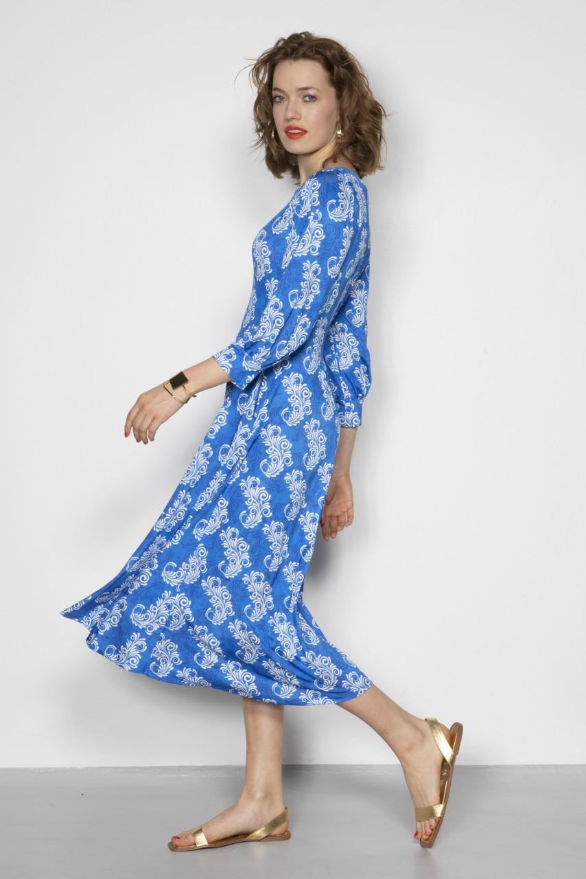 Marivie Pretty ornamental white Dress Rabatt