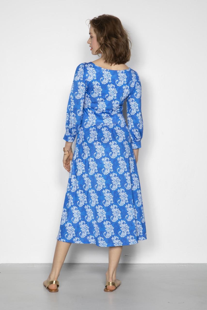 Marivie Pretty ornamental white Dress Rabatt