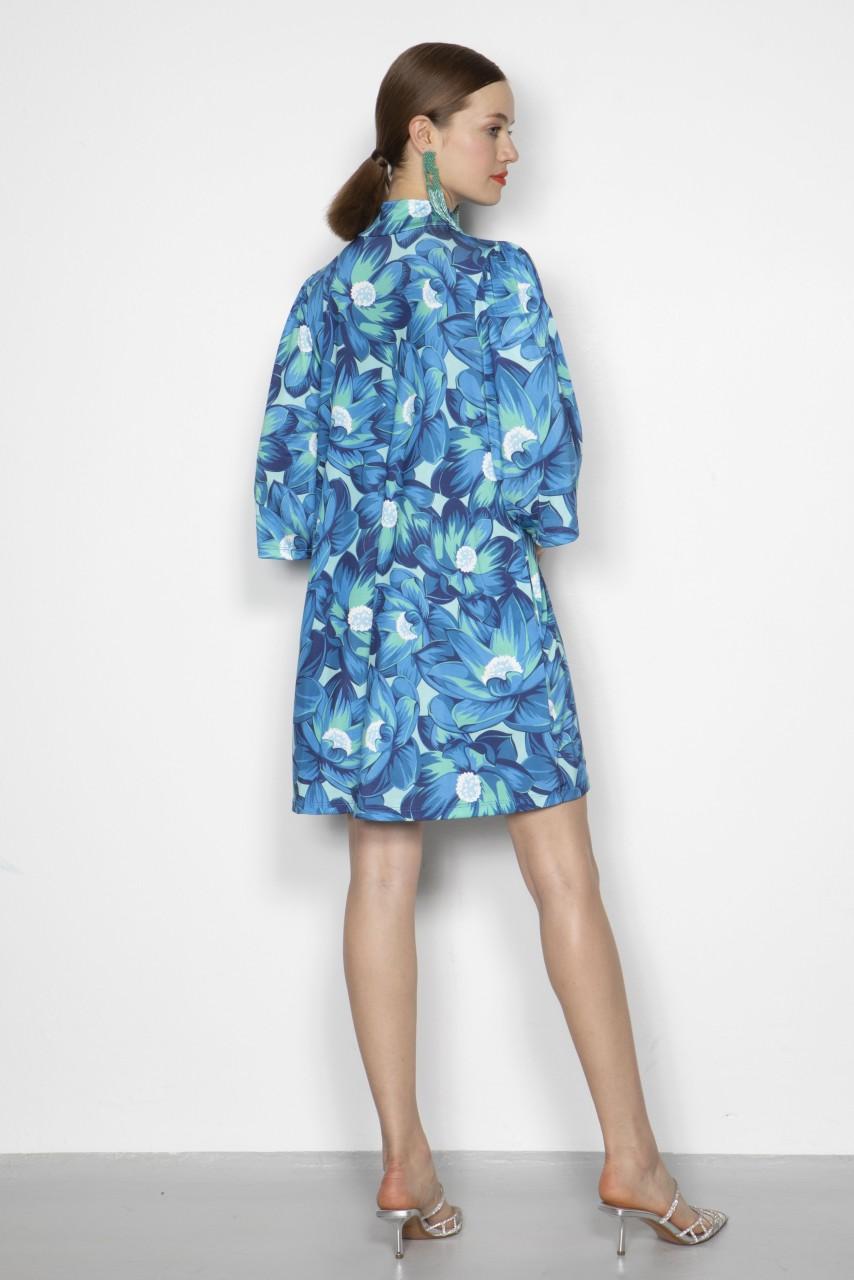 Marivie Gorgeous water lily blue Dress Versandkostenfrei