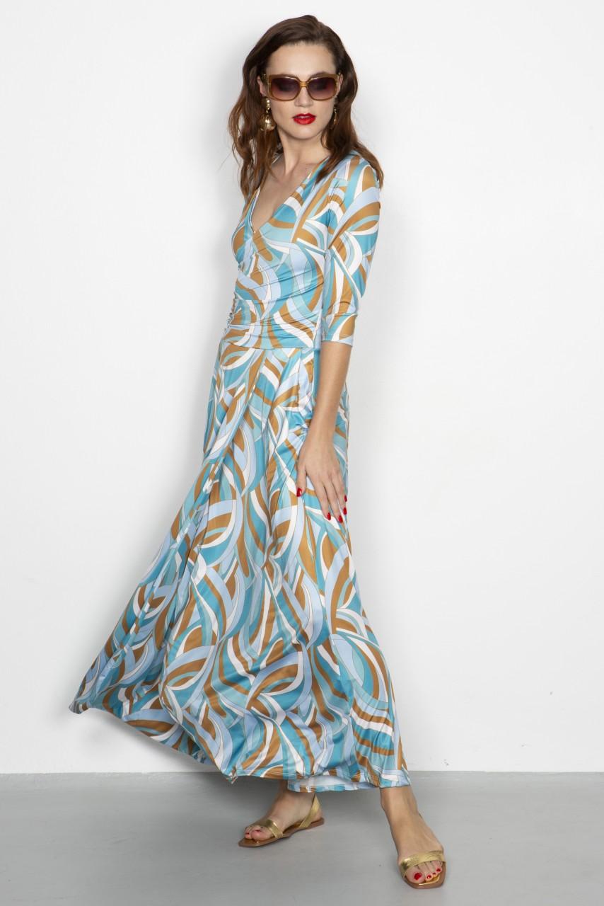 Marivie Magic swearly türkis Dress Flash Sale