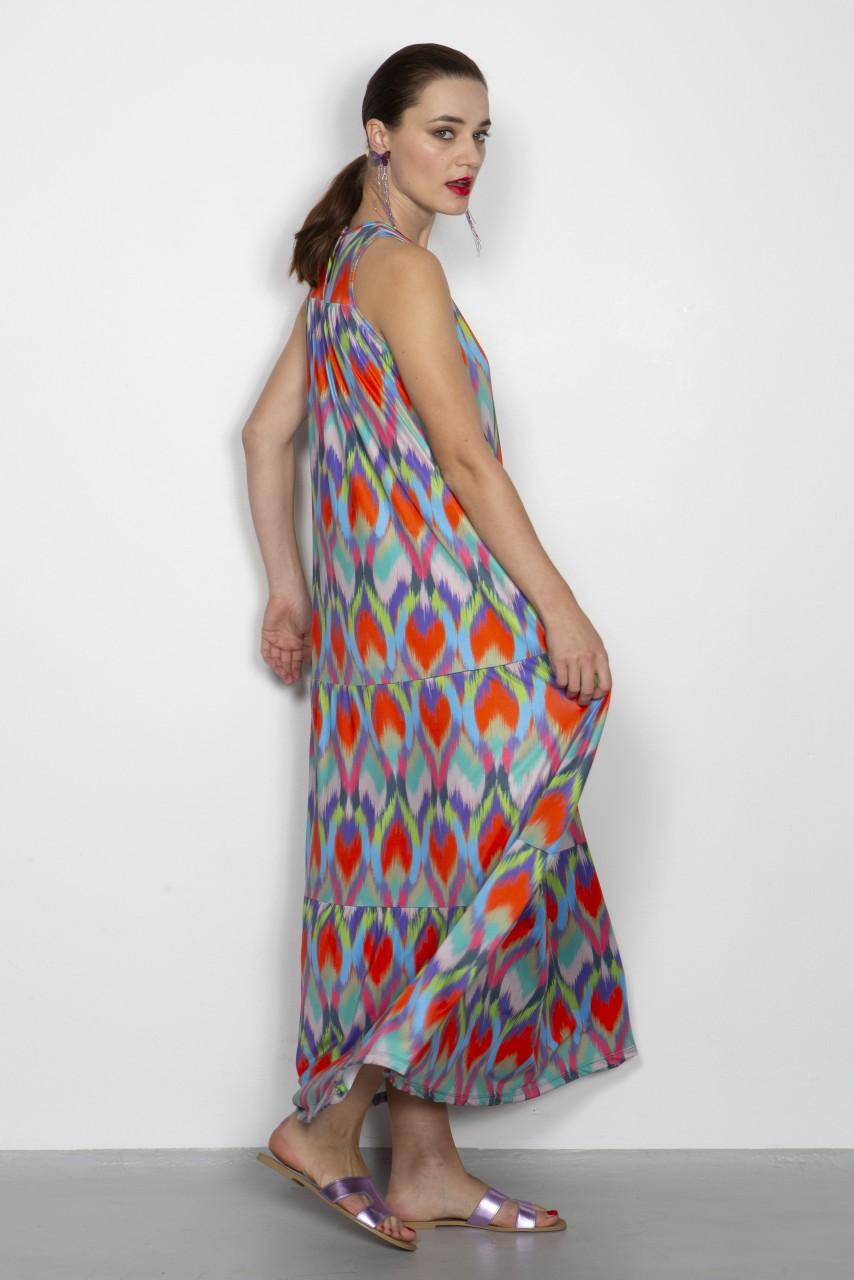 Marivie Darling ikath heart orange Dress Preisnachlass