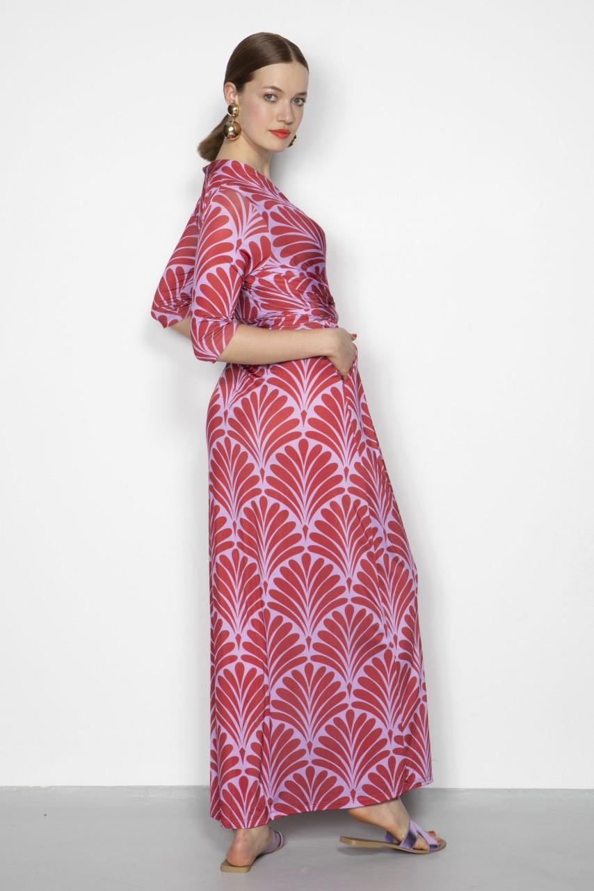 Marivie Oh, Beauty art deco red Dress Cyber Monday