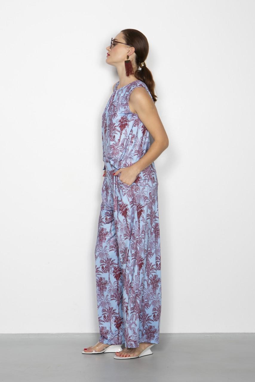 Marivie Easy going jungle blue Hose Online Outlet