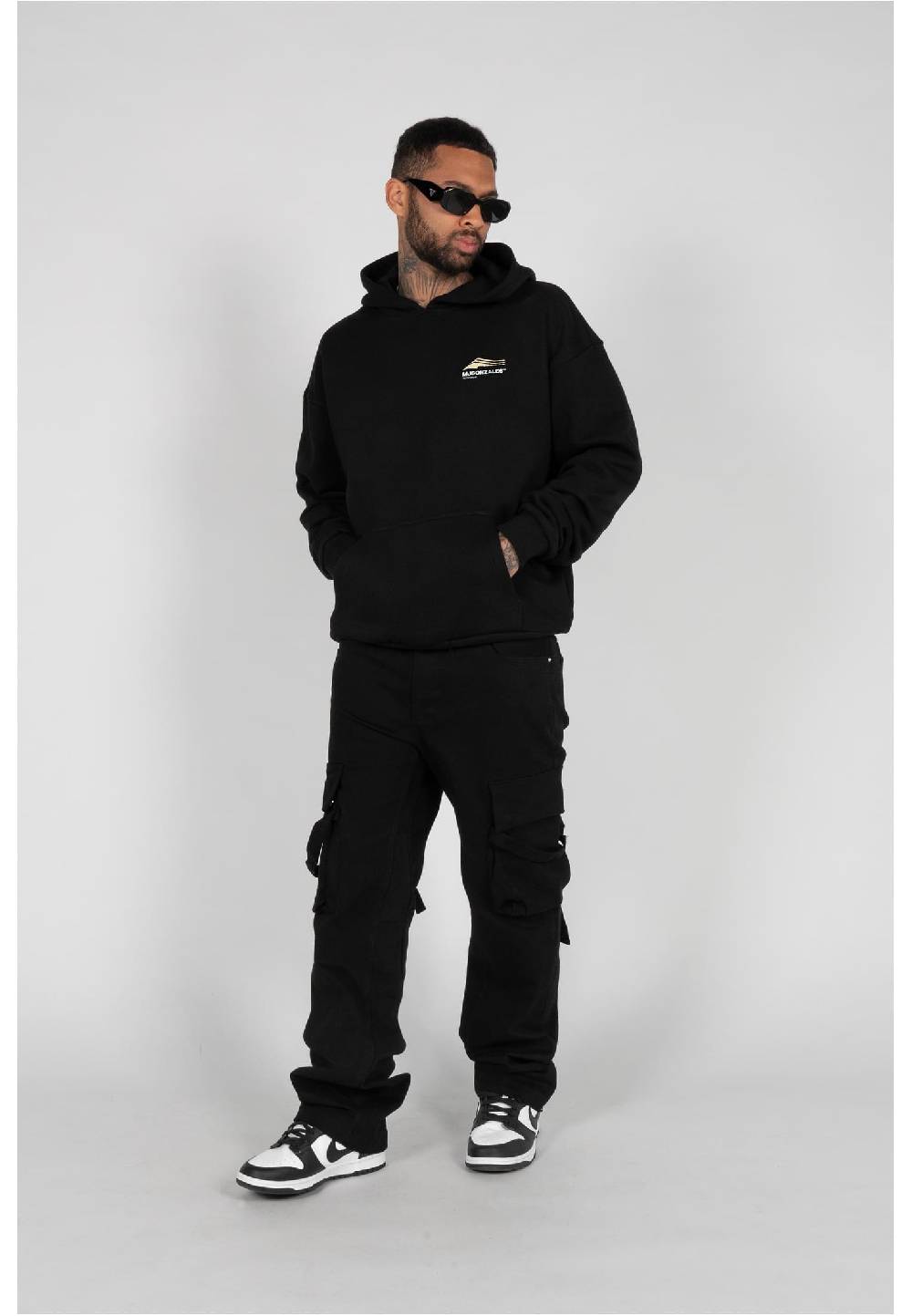 MJ Gonzales Wave V.1 x Heavy Oversized Hoody Sonderangebot der Fabrik