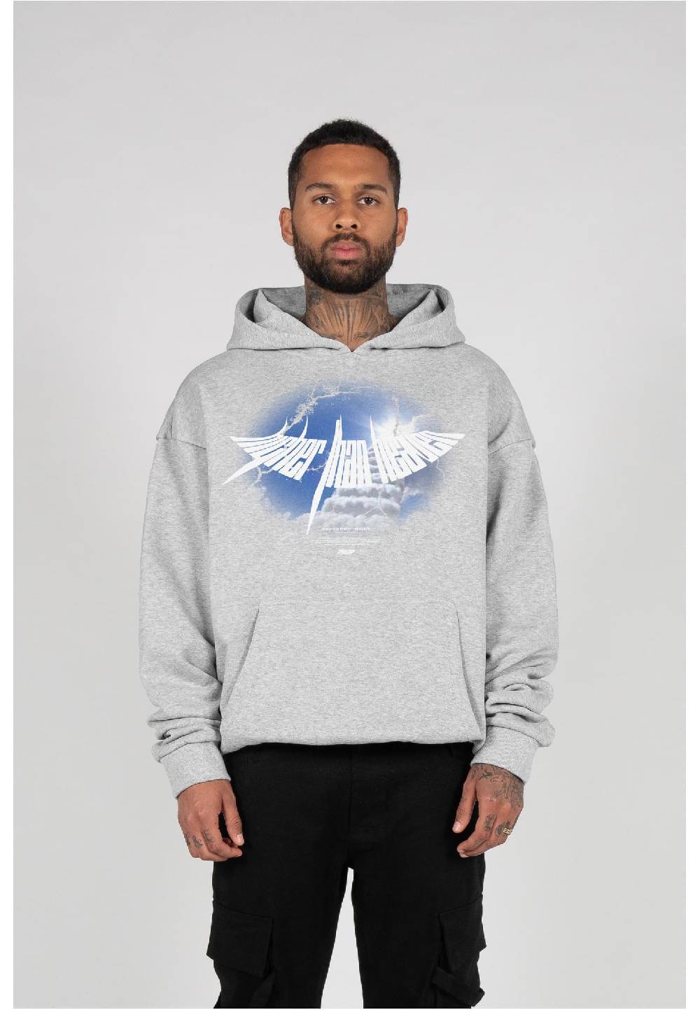 MJ Gonzales HIGHER THAN HEAVEN V.4 Ultra Heavy Hoody 50% Rabatt mit kostenlosem Versand