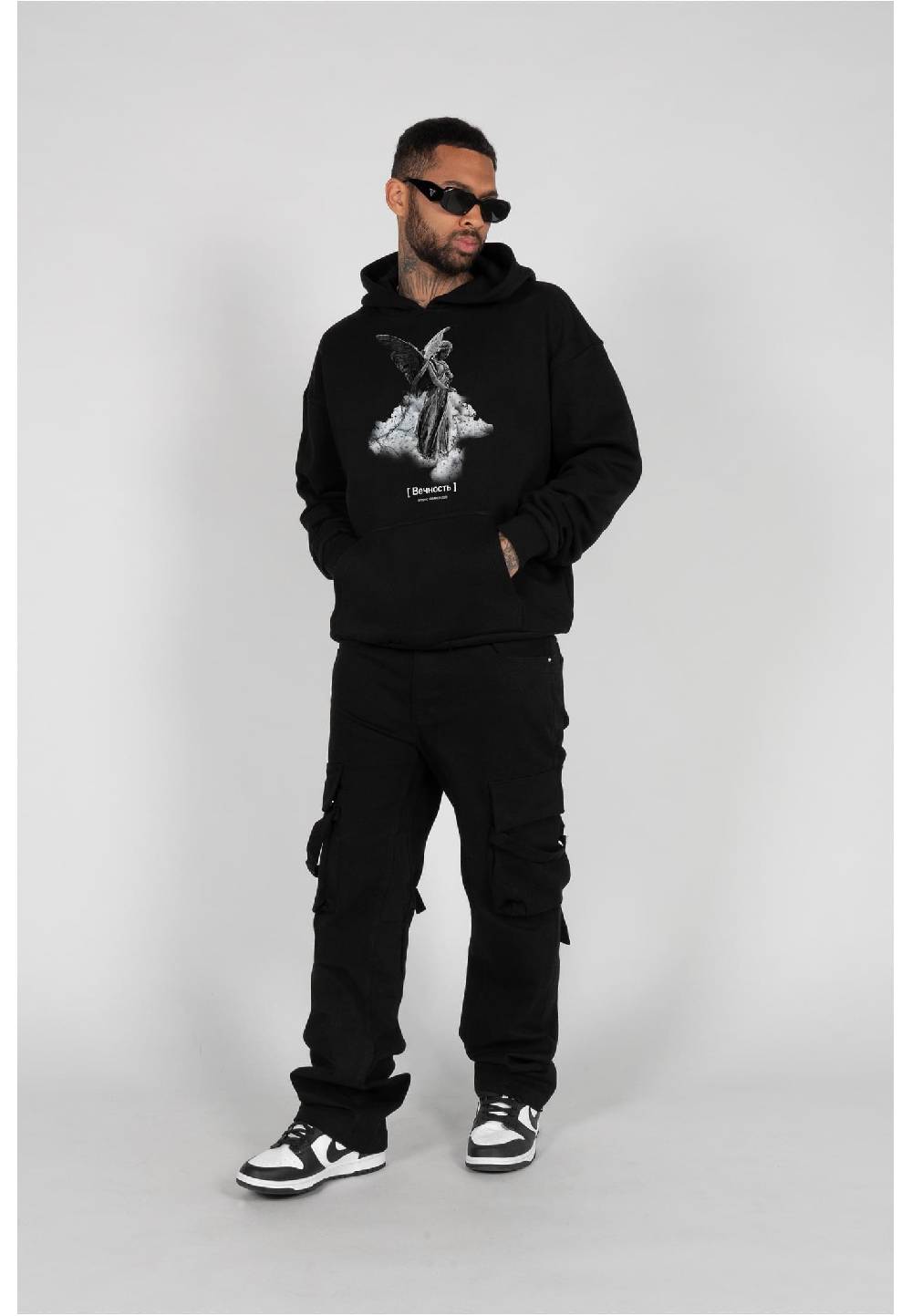 MJ Gonzales ANGEL Heavy Hoody Oversized Essentials V.4 Black Friday Preise