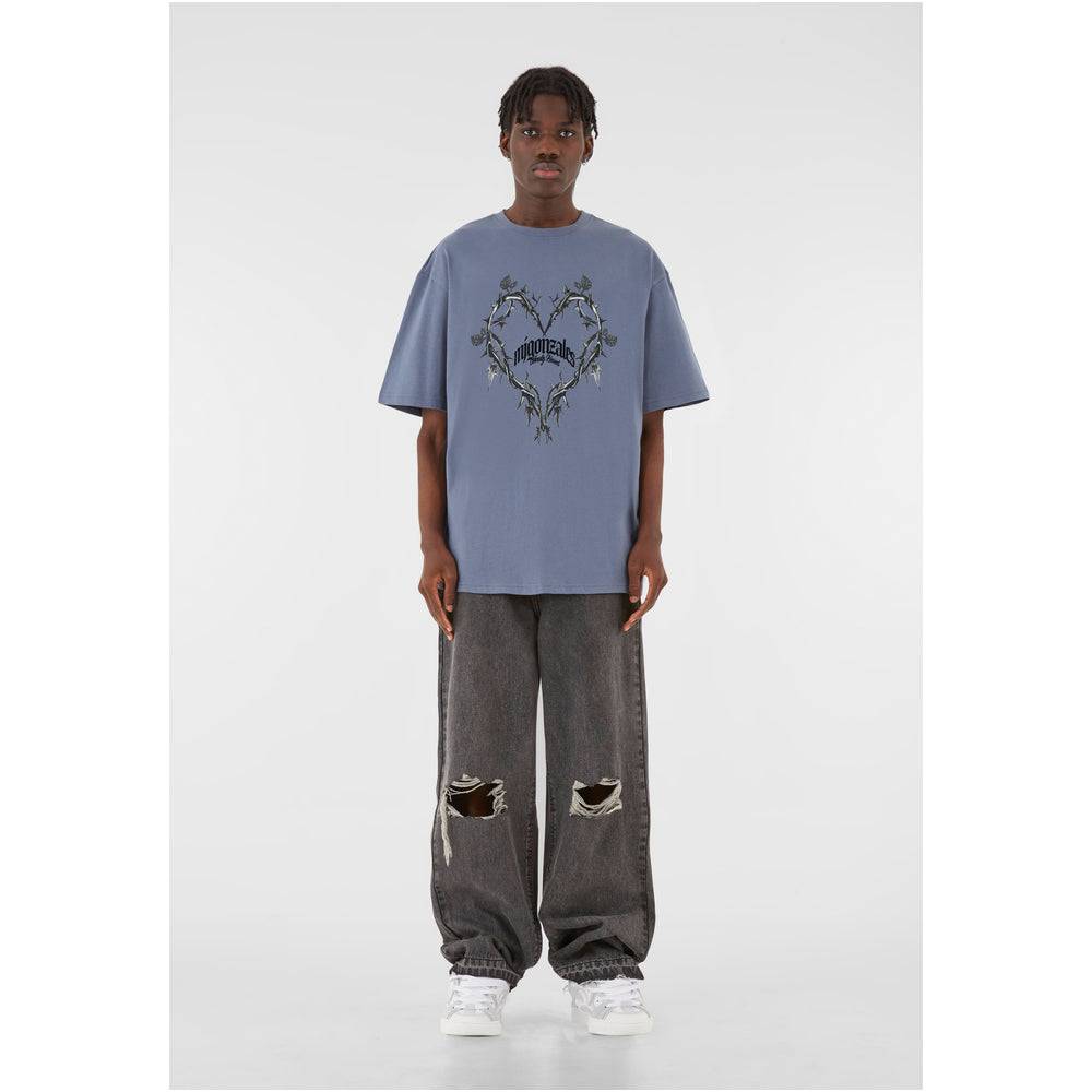 MJ Gonzales Heavy Oversized Tee – Heart of Thornes Großer Ausverkauf