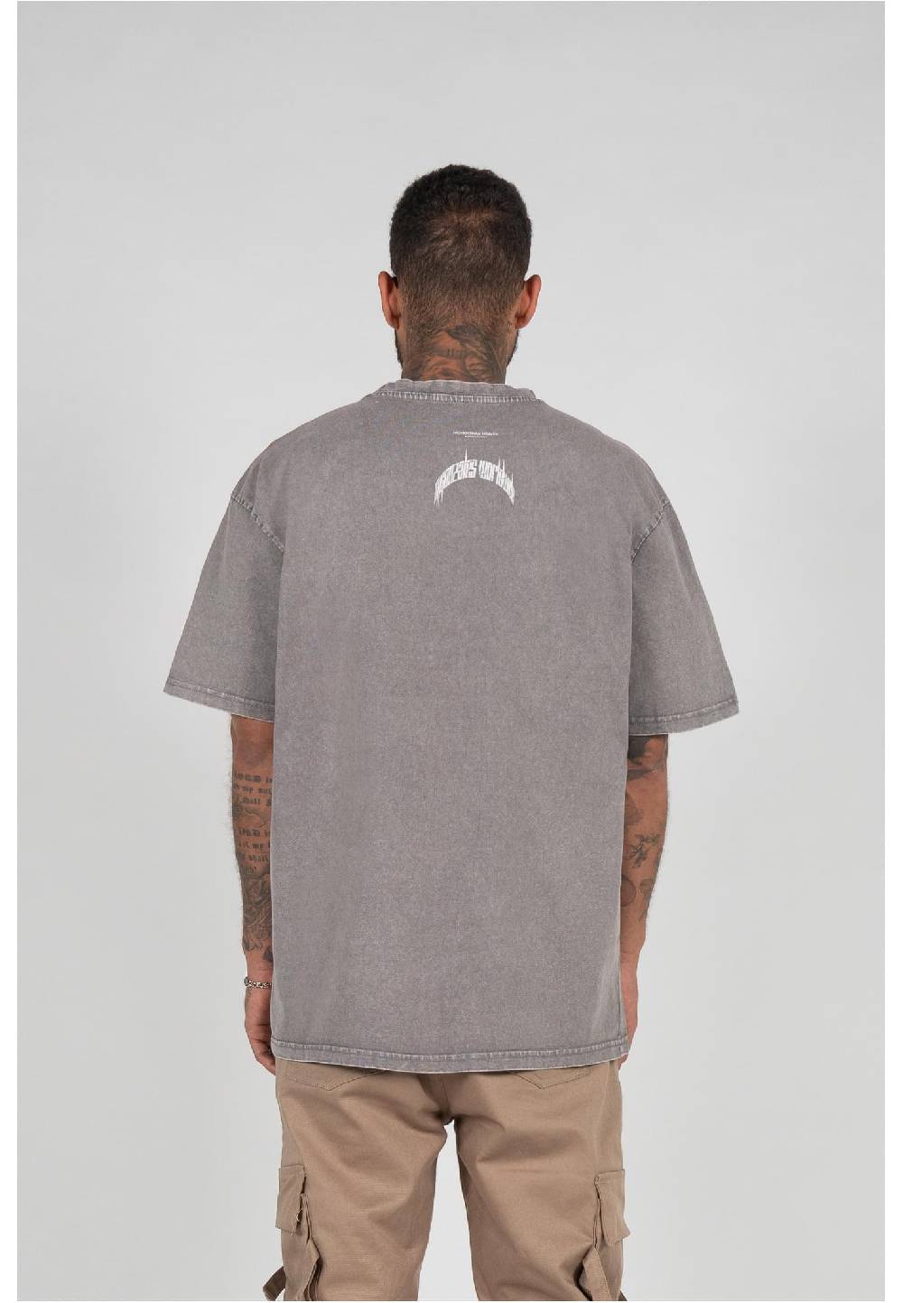 MJ Gonzales HIGHER THAN HEAVEN V.1 Acid Washed Heavy Oversize Tee Blitzangebot