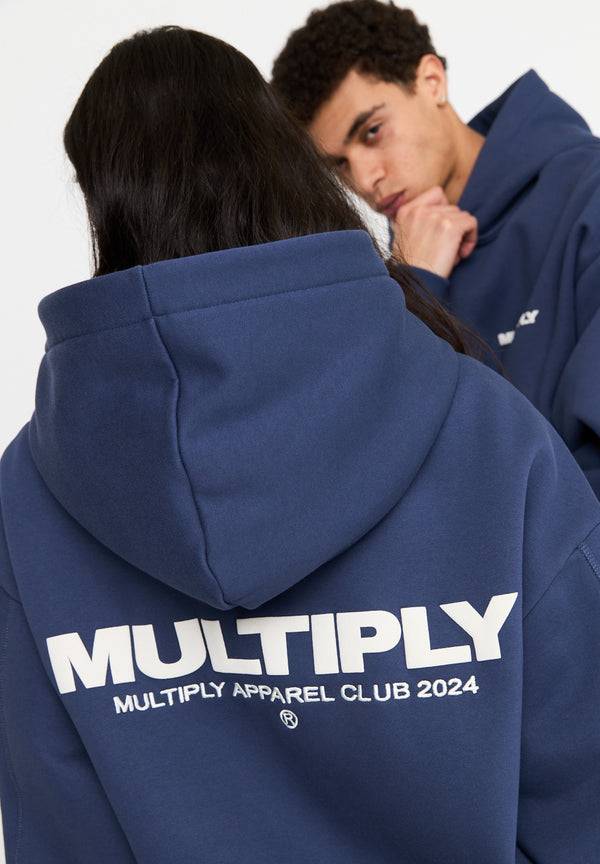Multiply Spparel Oversize Zip Hoodie MULTIPLY Night Shadow Letzter Tag