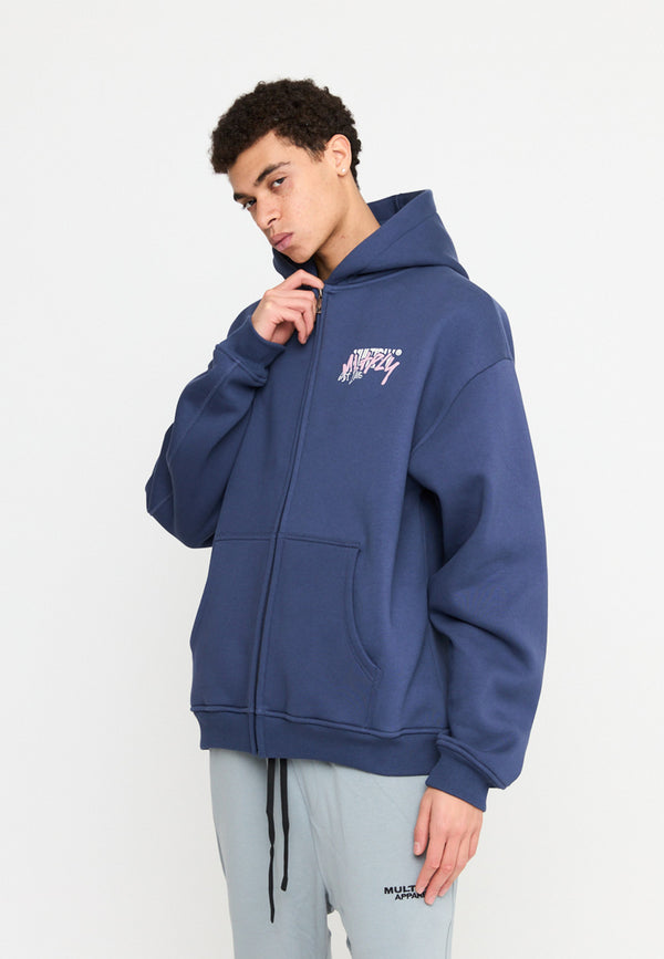 Multiply Spparel Oversize Zip Hoodie BETRAYAL Night Shadow Zeitbegrenzte Promotion