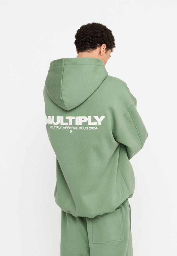 Multiply Spparel Oversize Zip Hoodie MULTIPLY Hedge Green Discount Store für neue Produkte