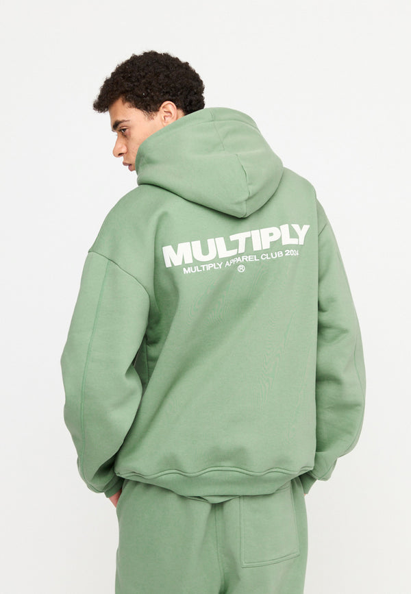 Multiply Spparel Oversize Hoodie MULTIPLY Hedge Green Nur noch ein Tag übrig