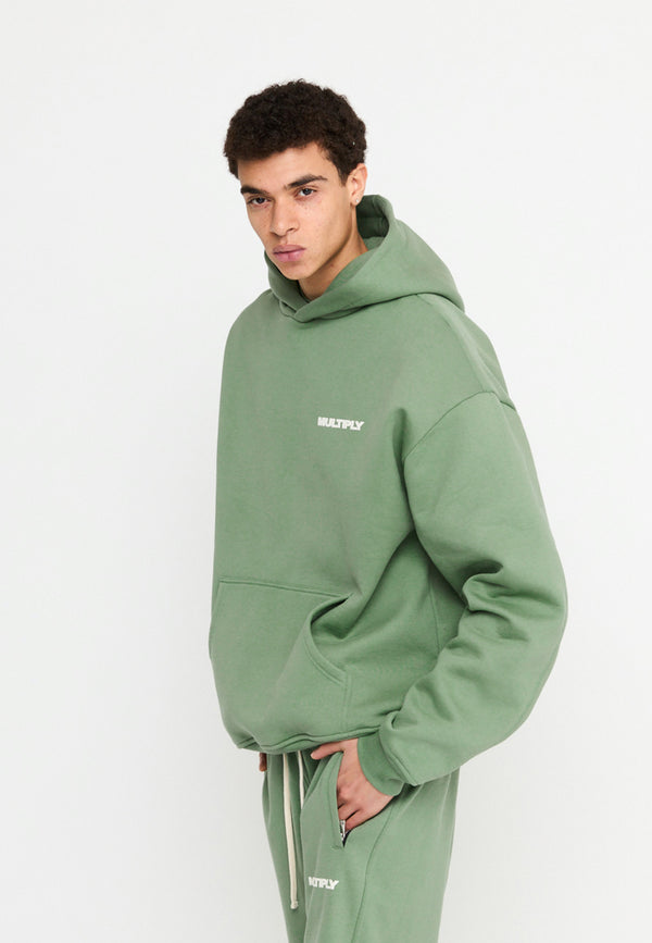Multiply Spparel Oversize Hoodie MULTIPLY Hedge Green Nur noch ein Tag übrig