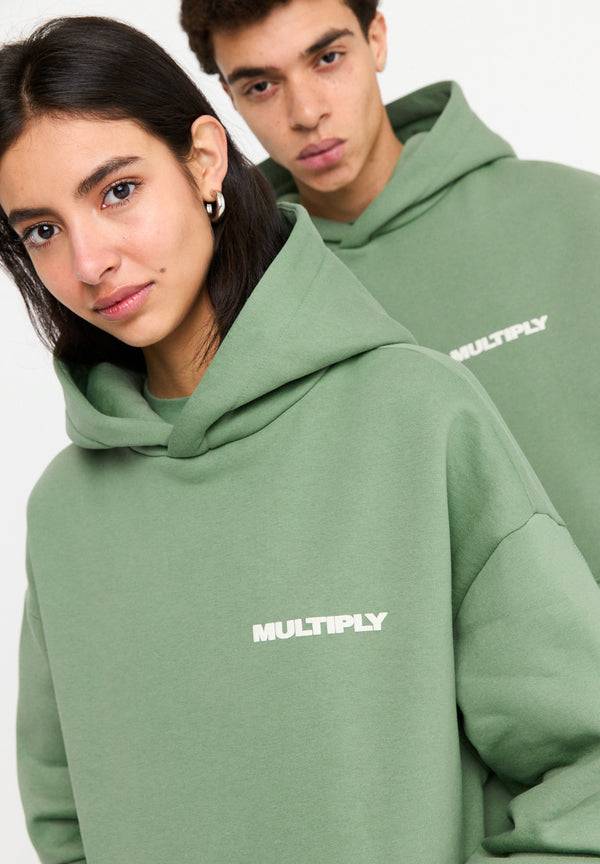 Multiply Spparel Oversize Hoodie MULTIPLY Hedge Green Nur noch ein Tag übrig