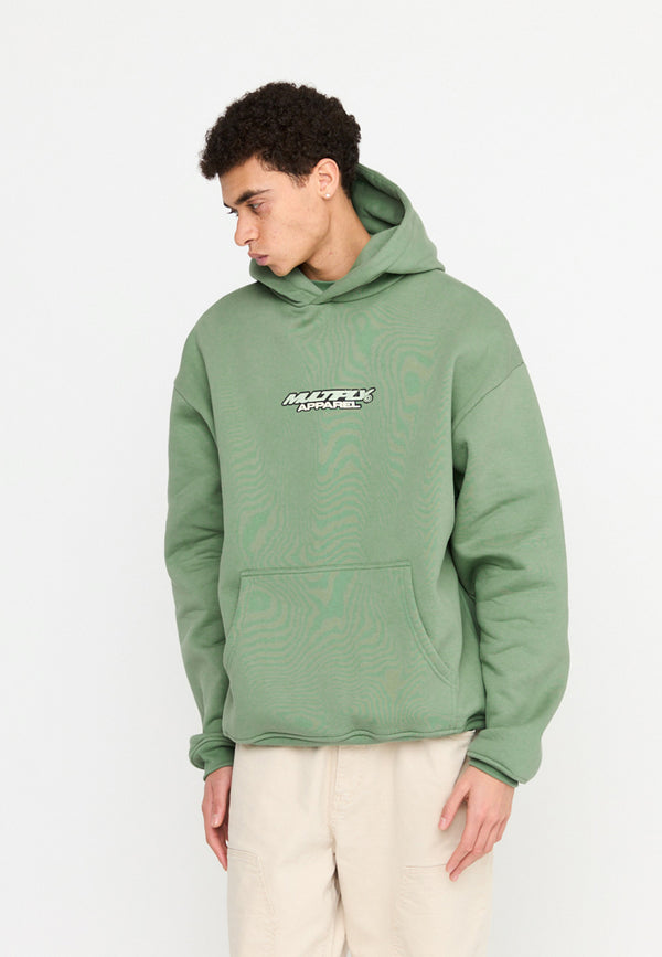 Multiply Spparel Oversize Hoodie TRAUMA Hedge Green Kostenloser Versand international