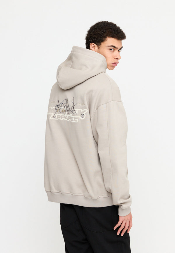 Multiply Spparel Oversize Zip Hoodie FRIENDLESS String Speichern exportieren