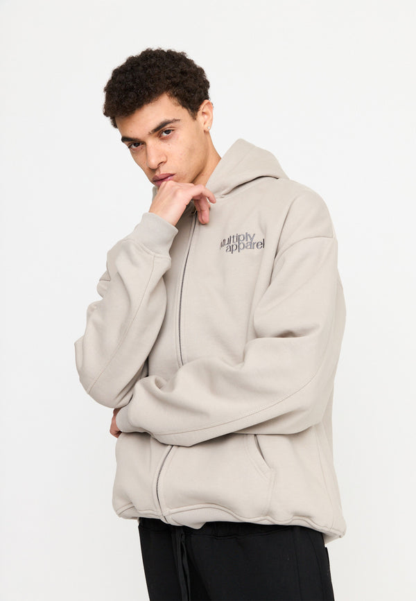 Multiply Spparel Oversize Zip Hoodie FRIENDLESS String Speichern exportieren