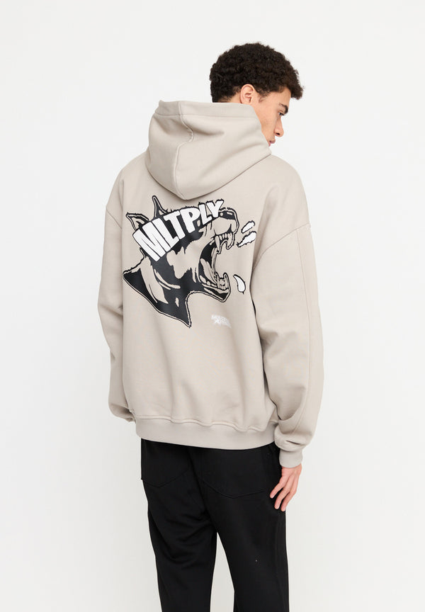 Multiply Spparel Oversize Zip Hoodie MISSING String Black Friday Preise