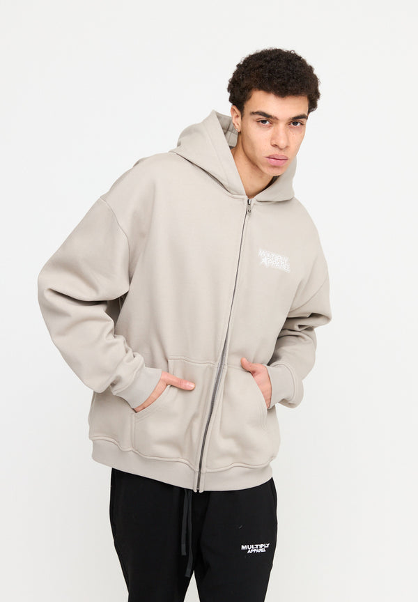 Multiply Spparel Oversize Zip Hoodie MISSING String Black Friday Preise