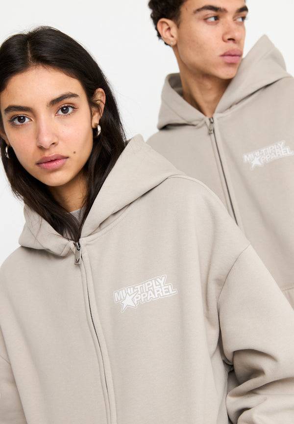 Multiply Spparel Oversize Zip Hoodie MISSING String Black Friday Preise