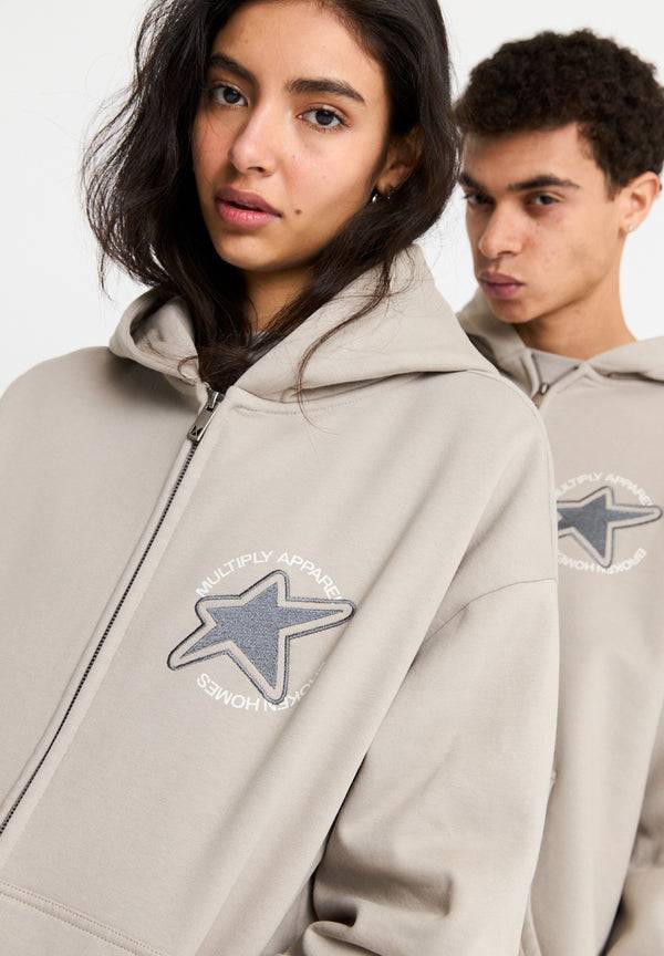 Multiply Spparel Oversize Zip Hoodie EMOTIONS String Im Verkauf