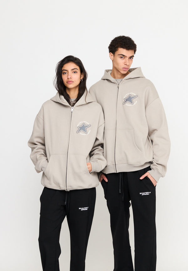 Multiply Spparel Oversize Zip Hoodie EMOTIONS String Im Verkauf