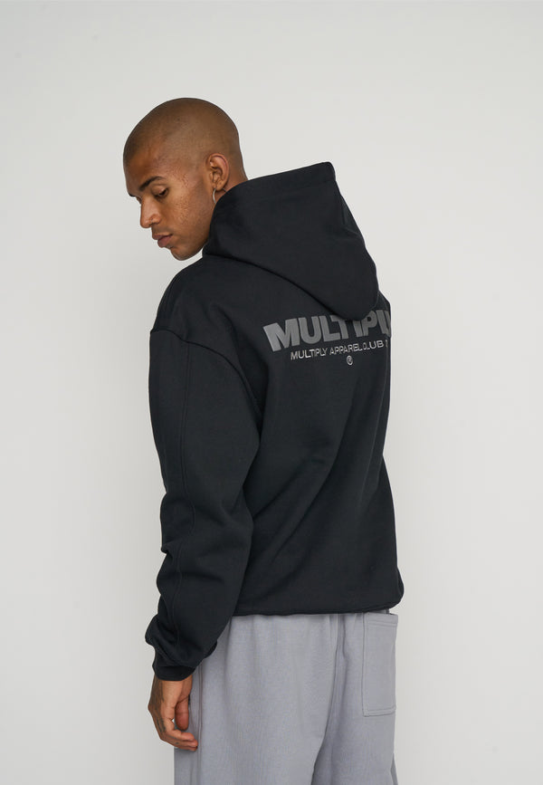 Multiply Spparel Oversize Hoodie MULTIPLY 2 Black Rabatte dieses Monats